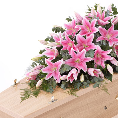 Lily Casket Spray